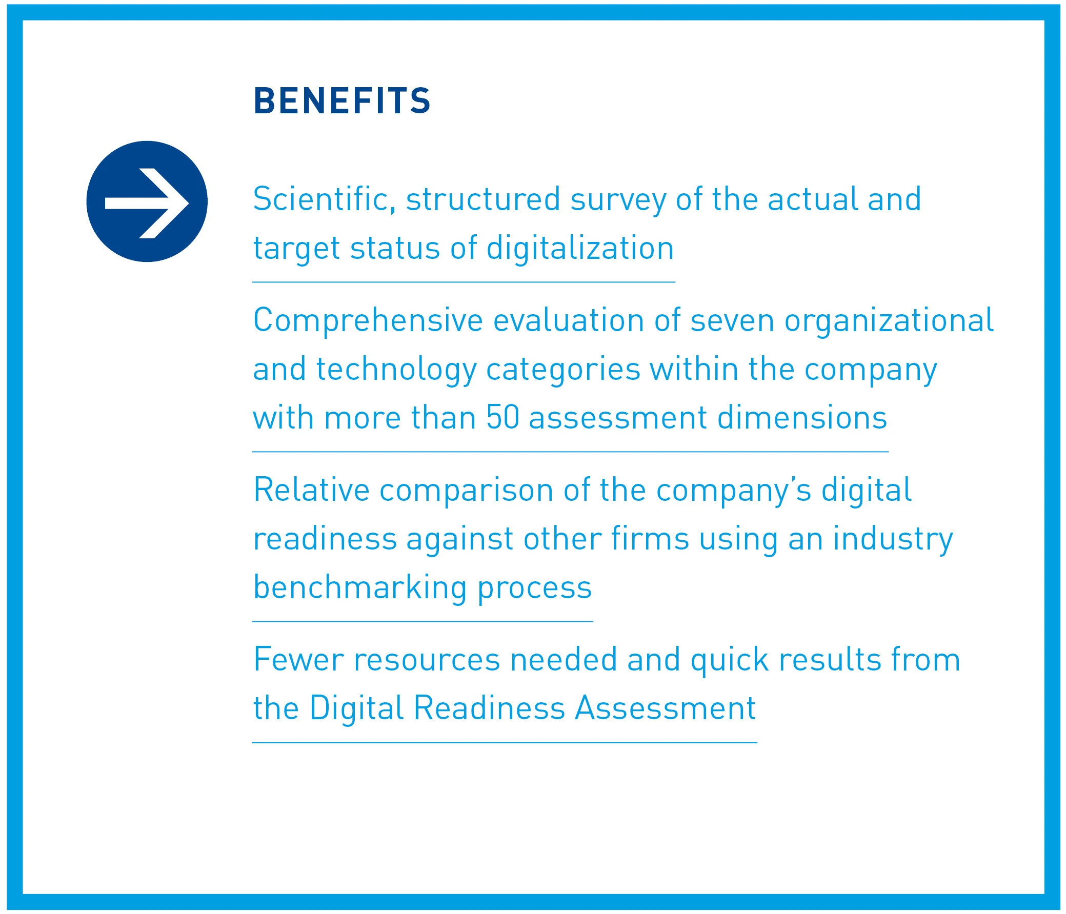 A picture that tells more about the Benefits of Industry 4.0 - The digitalization of the manufacturing industry